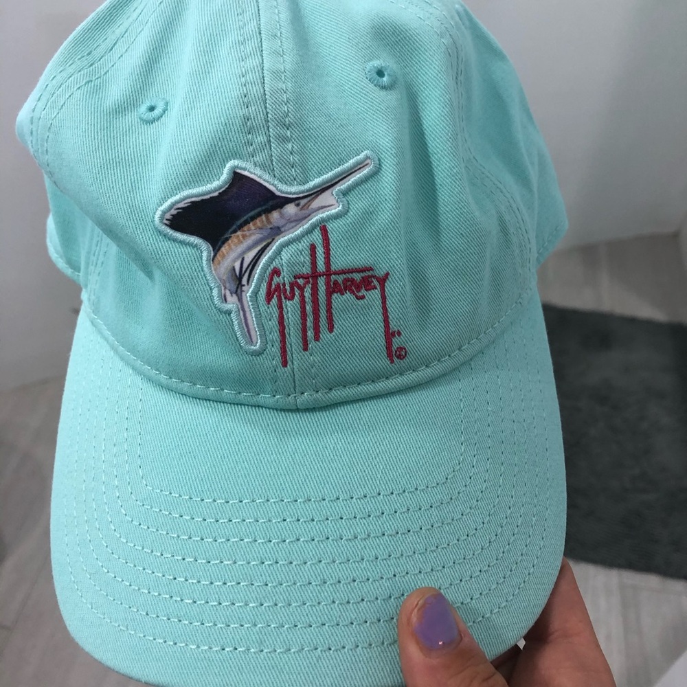 Turquoise sailfish hat Guy Harvey